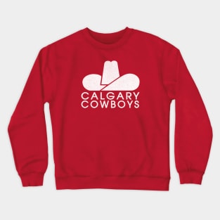 Classic Calgary Cowboys Hockey 1976 Crewneck Sweatshirt